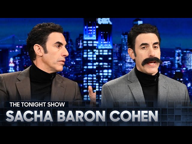 Sacha Baron Cohen Moderates a Trump vs. Harris Debate as Borat, Talks Rudy Giuliani’s Borat Scene