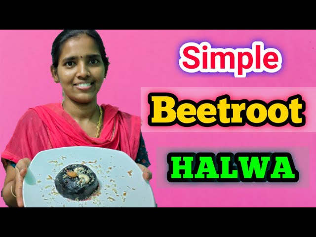 How to make Beetroot Halwa in Tamil | #remokutty | Simple Beetroot Halwa | Nithya Tamil VLogs