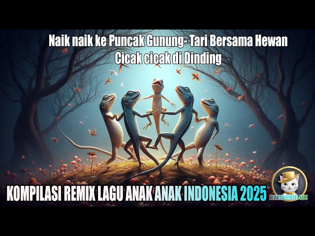 KOMPILASI LAGU REMIX  TARI BERSAMA HEWAN |  LAGU ANAK INDONESIA POPULER SEPANJANG MASA 2025