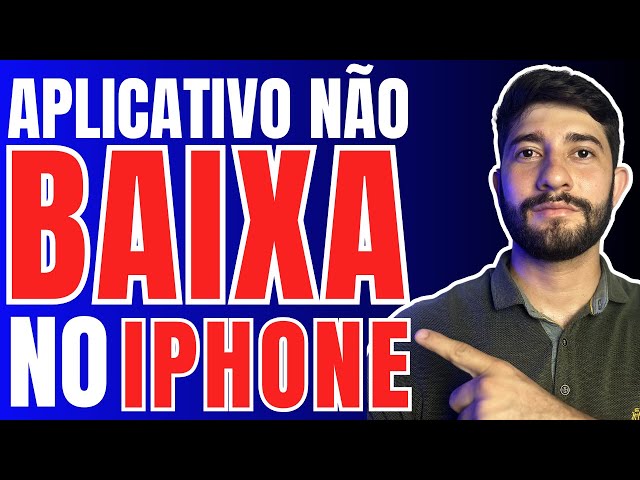 iPhone NÃO BAIXA APLICATIVOS? Aprenda a RESOLVER AGORA! (Atualizado)