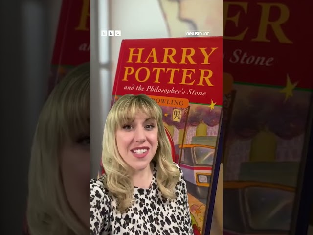 A super rare edition of Harry Potter: Philosopher's Stone! | Newsround