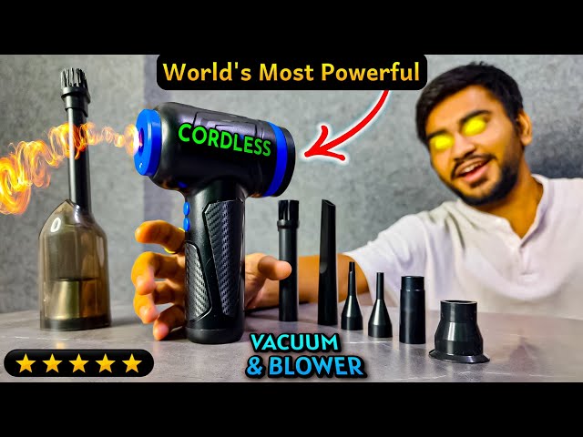 New Budget Wireless Vacuum Cleaner for Home & Car 😱 Unboxing & Review