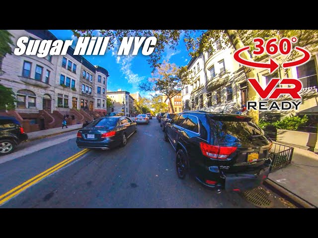 VR 360° Virtual Cycling Sugar Hill, Harlem NYC | Biking Cycling Upper Manhattan New York City