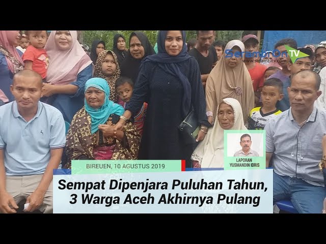 Sempat Dipenjara Puluhan Tahun Menunggu Pancung, 3 Warga Aceh Akhirnya Bertemu sang Ibu