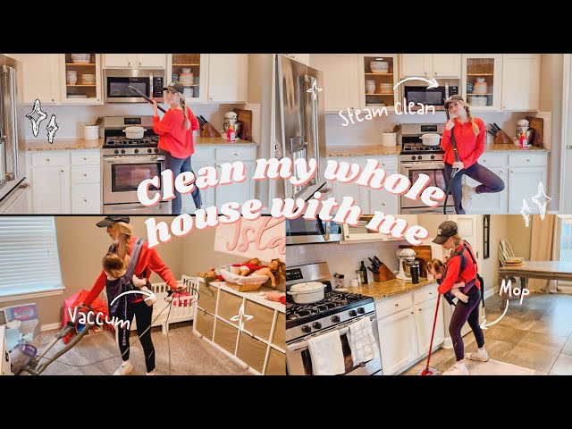 Clean my whole house with me as a sahm of 3! *2025* Motivating clean house reset