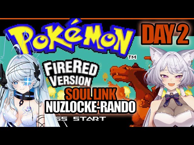 【PKMN FireRed Soul Link NuzRandomizer Pt2】3 Badges YAY! w/@YozoraAoi