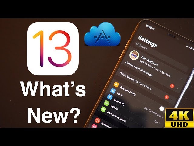 IOS 13 Features: Preview  4K (59fps)