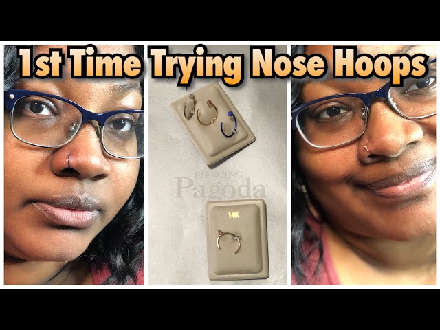 HOW TO PUT IN A NOSE HOOP FOR THE 1ST TIME | VERY DETAILED + GIVEAWAY 🎁✨ (CLOSED)