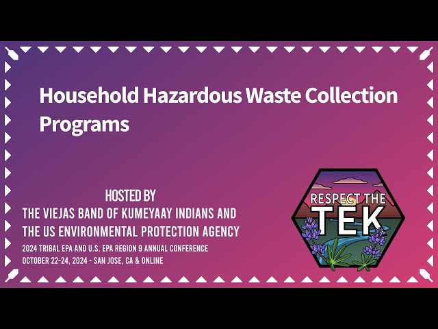 Household Hazardous Waste Collection Programs