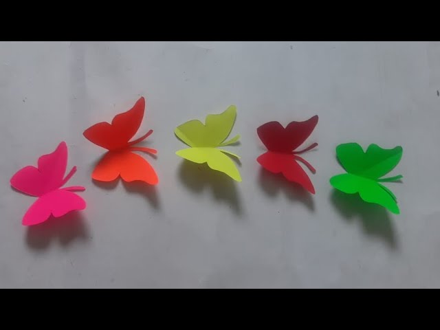 Easy Paper Butterfly Making Ideas | How to Make paper Butterfly | Butterfly Making Craft Ideas |