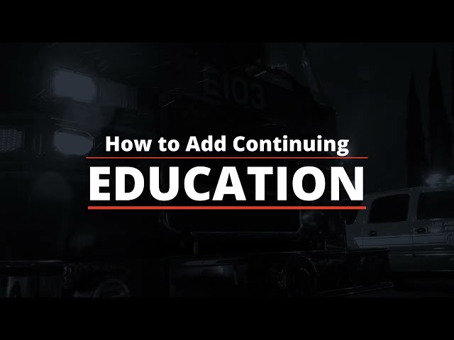 How to Assign Continuing Education