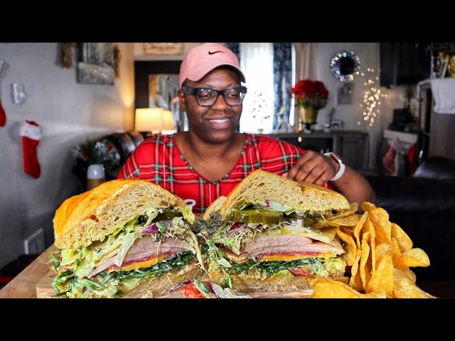 HOMEMADE GRINDER SUB SANDWICH MUKBANG| RECIPE INCLUDED| MEMBERS ONLY!