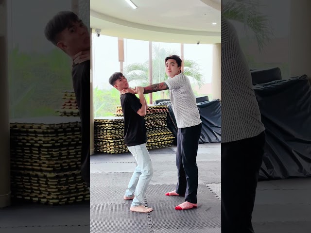 * self defense strangulation [Nam Phương] #namphuong #shorts #funny #yt10Vietnam #CungVietNamSangTao