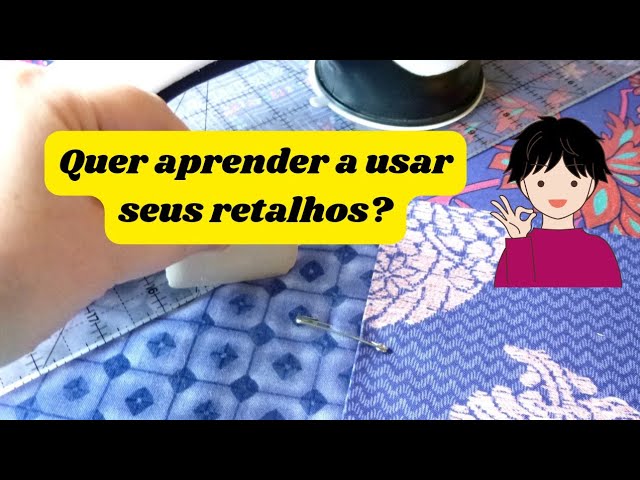 Tapete para iniciantes  com pequenas sobras de retalhos/ Você sabe aproveitar todos os retalhos?