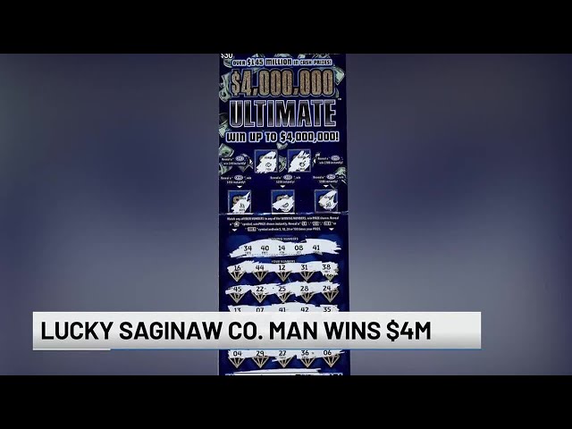 Saginaw Co. man wins $4M from scratch off lottery ticket