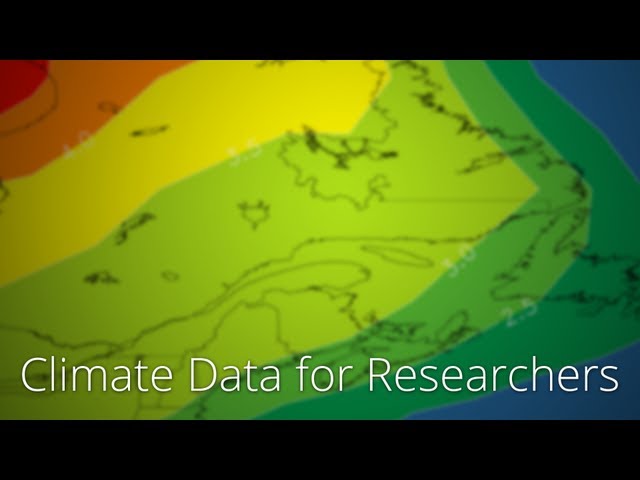 Climate data for researchers from UPEI's Climate Research Lab