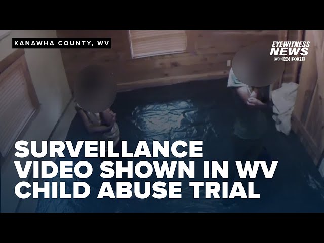 Couple's surveillance video of children locked in barn, sleeping on floor shown to jury