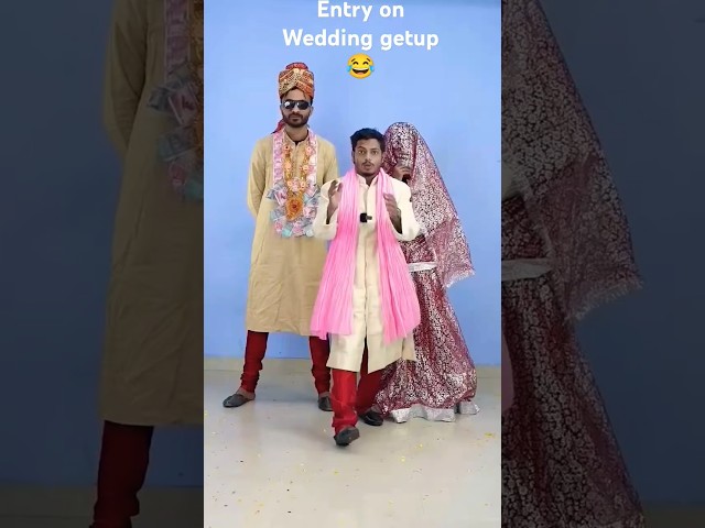 Entry on wedding getup 😂 #fun #unfrezzmyaccount #love #kitecautting #musicgenre