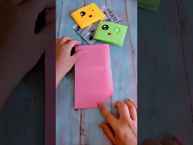 How to make a wallet using paper                   #shortvideo #craft #entertainment #art #design