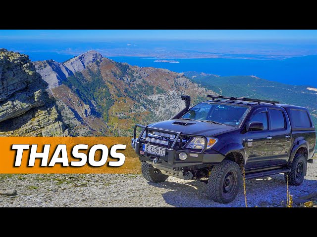 Conquering Thasos Summit in a Toyota Hilux | Greece 4x4 Off Road Adventure