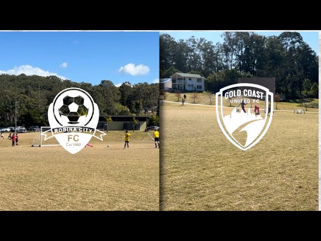 GOLD COAST UNITED VS ROBINA FC 2024 U12 FOOTBALL HIGHLIGHTS