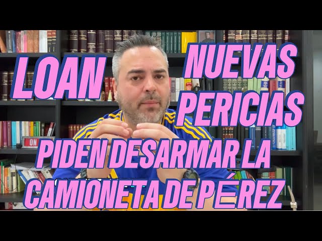 CASO LOAN: LA QUERELLA PIDE DESARMAR LA CAMIONETA DEL EX MARINO PEREZ