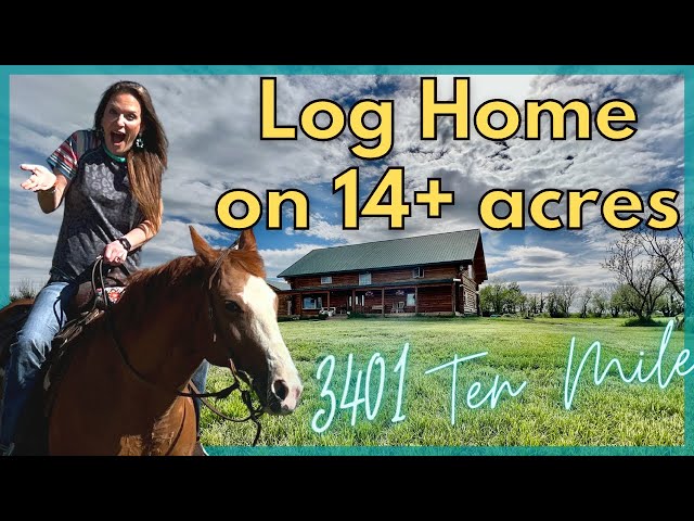 Hard to find Gorgeous Log Home on acreage! 3401 Ten Mile Road Casper, Wyoming