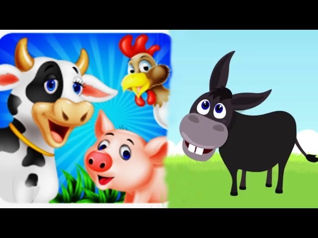 Farm Animals For Toddler | Animal Cards, Puzzles, Balloons & Piano | Educational Games | Kids School