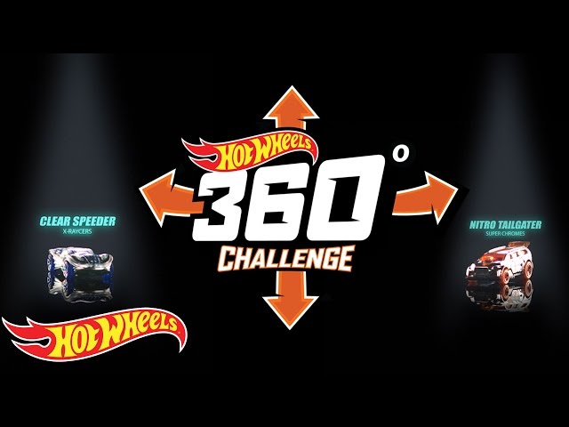 Hot Wheels 360° Challenge #9: Clear Speeder® vs. Nitro Tailgater™ | @HotWheels