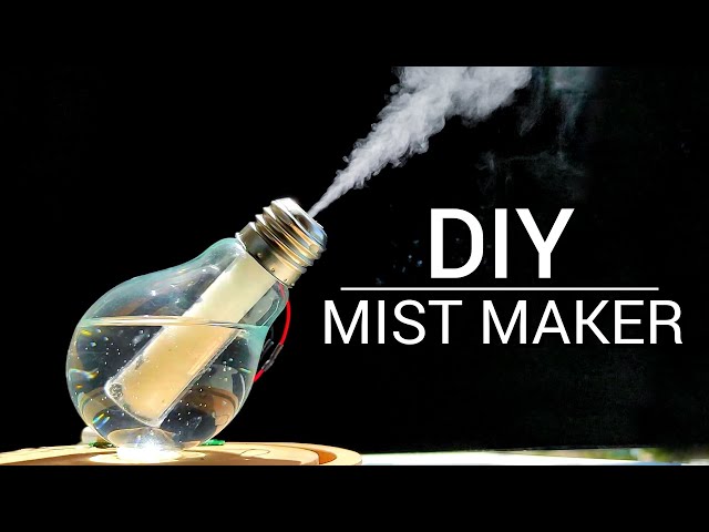 how to make humidifier at home | DIY ultrasonic mist maker