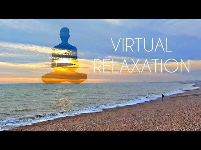 4K 360º Virtual Relaxation on Beach - LONG VR Video for Meditation