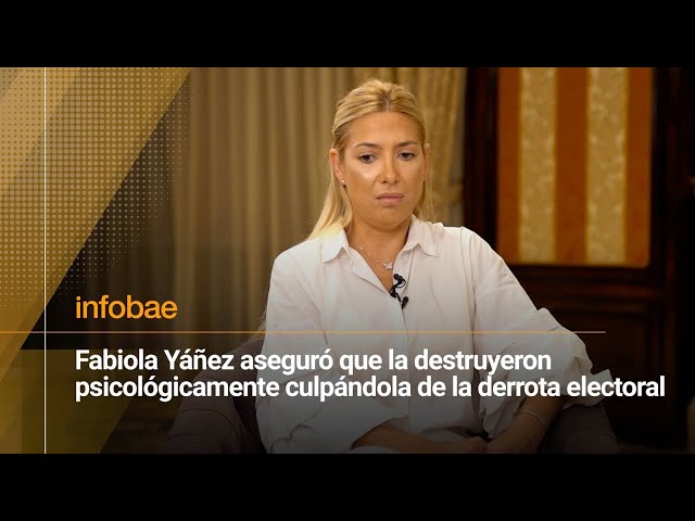 Fabiola Yáñez aseguró que la destruyeron psicológicamente culpándola de la derrota electoral