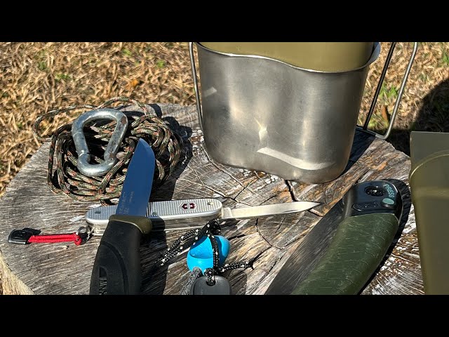 Bushcraft on a budget! Essential items to take with you for bushcraft, camping or hiking.