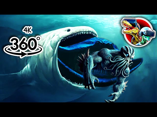 360 Bloop Eat Bloop, Movie Sea Monsters with El Gran Maja | 360 video 4K