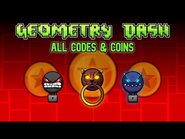 Geometry Dash ALL Vault CODES & Coins (2.1)