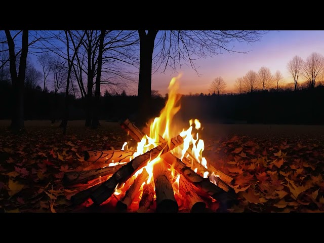 🔥 Relaxing Fireplace 3 Hours🔥Fireplace with Burning Logs & Fire Sounds