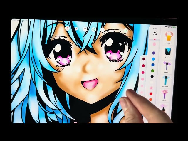 That Anime Girl (Time-lapse Coloring)