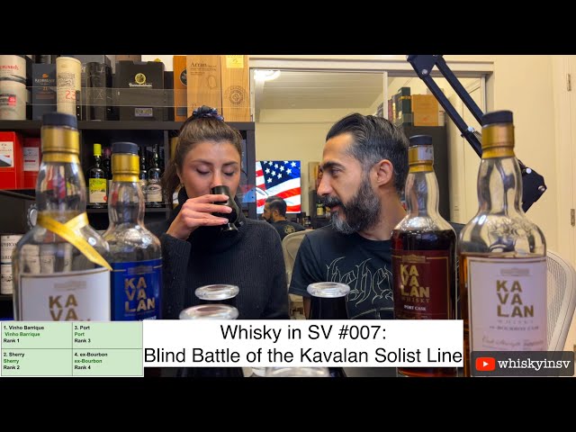 #WhiskyInSV 007: Blind Battle of the Kavalan Solist Taiwanese Single Malts