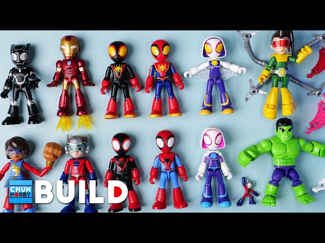 Spider-Man Speed Build! Spidey and His Amazing Friends Collection!! | BLOKEES Figures | Beat Build