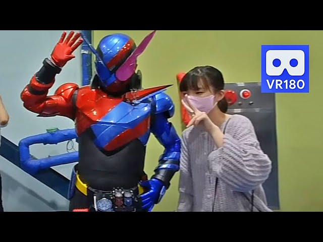 3D 180VR 4K Kamen Rider Build Climax Fighters in Comic World