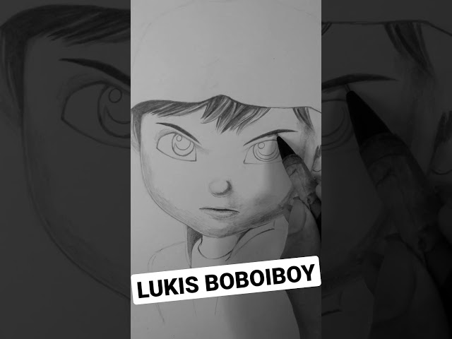 Lukis Boboiboy #drawing #shorts #boboiboy #sketch