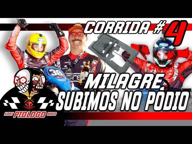 KART PIOLOGO BROS 4 - MILAGRE, SUBIMOS NO PÓDIO, RATOEIRA e Macacão NOVO CPAK KNO #corridadekart