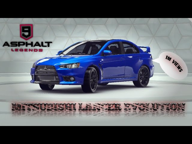 Mitsubishi Lancer Evolution gameplay/Asphalt 9 Legend (2023)