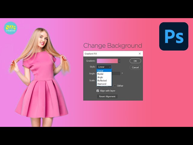 Learn How To Create Background Colors With Gradient | Photoshop Tutorial | Graphic Design