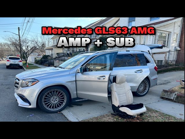 Mercedes GLS63 AMG Amp+sub Install