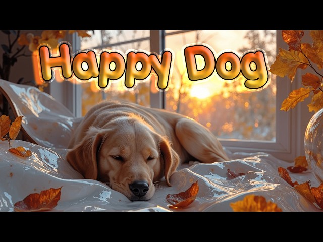 🐶Music for dogs to fall asleep easily - dogs chill out all day🍄HAPPY DOG relaxing