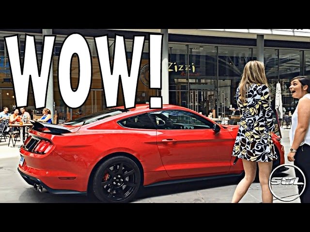 2015 SHELBY GT350R SCARES WOMEN!!