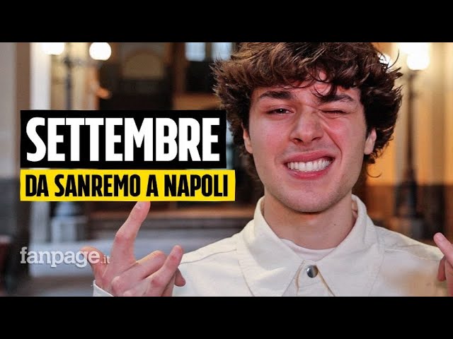 Andrea Settembre torna a Napoli dopo la vittoria a Sanremo: "Convinto di non vincere fino alla fine"