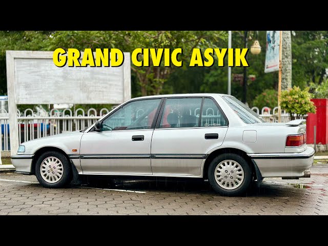 honda grand civic tahun 1990 review dijual kondisi cakep non PR ‼️