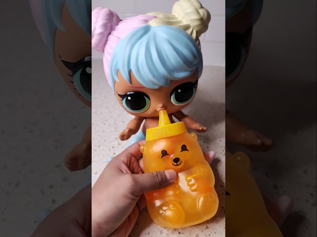 Drinking Juice 💯 #funny #toys #satisfying #squishy #squisy #viral #trend #loldoll